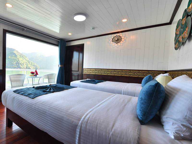 Deluxe Single Cabin - 1 Pax/ Cabin (Location: 1st Deck - Private Balcony)