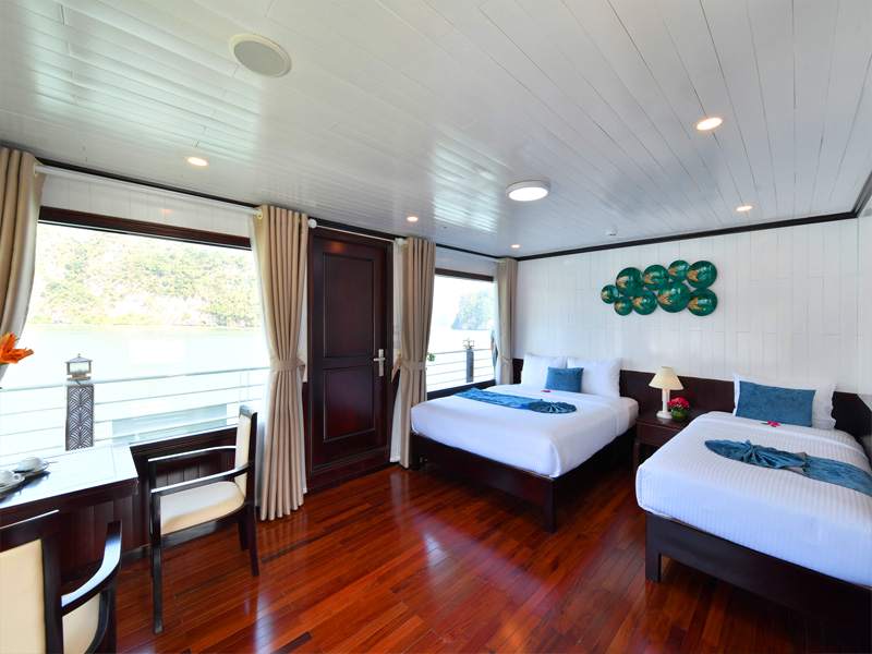 Premium Triple Cabin - 3 Pax/ Cabin (Location: 2nd Deck - Private Balcony)