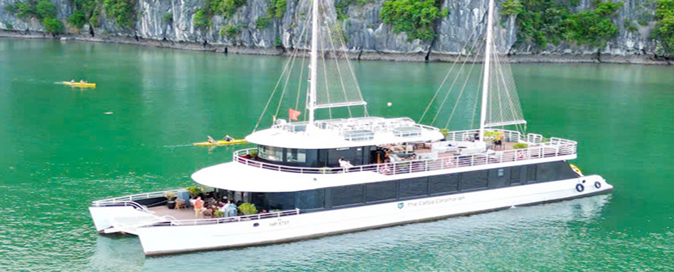 Catamaran Cat Ba Cruise - Lan Ha Bay - 1 Day Tour